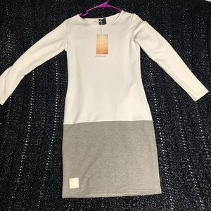 Brand New Long Sleeve Bodycon Dress Size 36